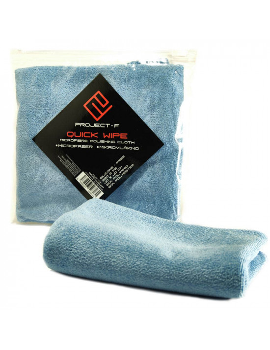 PROJECT F ® - Quick Wipe - Microfiber Cloth - Size: 40x40cm - Blue PROJECT F ® - Quick Wipe - Microfiber Cloth - Size: 40x40cm - Blue