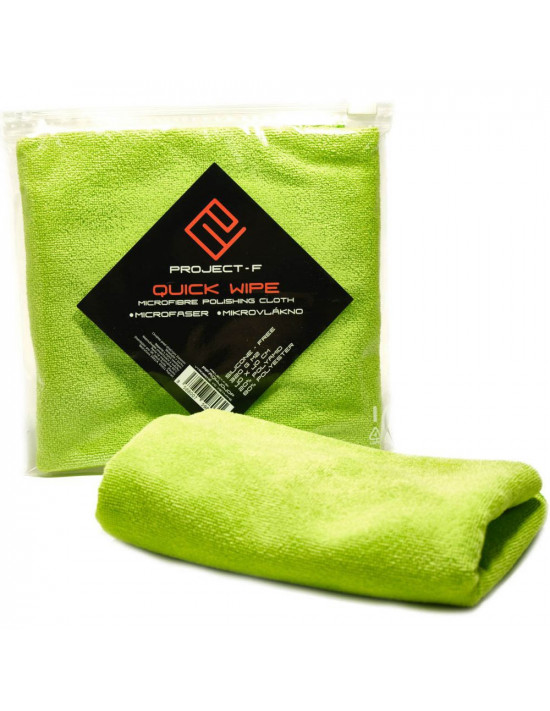 PROJECT F ® - Quick Wipe - Microfiber Cloth - Size: 40x40cm - Zelená PROJECT F ® - Quick Wipe - Microfiber Cloth - Size: 40x40cm - Zelená